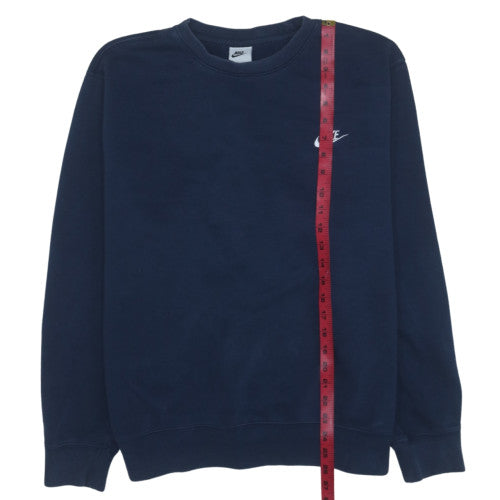 Nike Men's Blue Crew Neck Pullover Sweatshirt L Regular Fit