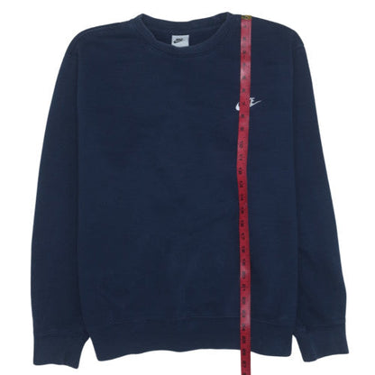 Nike Men's Blue Crew Neck Pullover Sweatshirt L Regular Fit