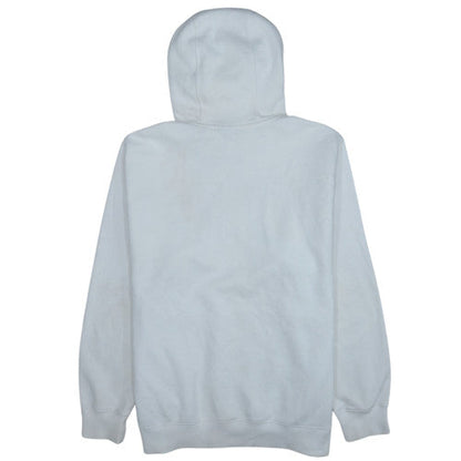 Nike Men's White Pullover Hoodie L Logo Fleece Sweatshirt
