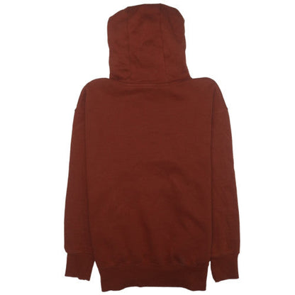 Nike Men's Brown Pullover Hoodie Small Logo Sweatshirt