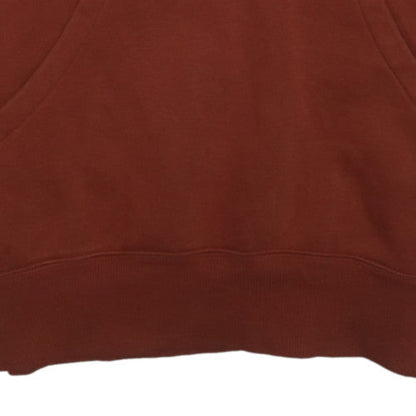 Nike Men's Brown Pullover Hoodie Small Logo Sweatshirt