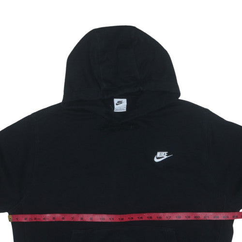 Nike Men's Black Pullover Hoodie L Logo Fleece Sportswear