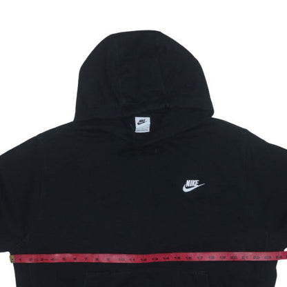 Nike Men's Black Pullover Hoodie L Logo Fleece Sportswear