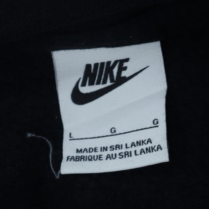Nike Men's Black Pullover Hoodie L Logo Fleece Sportswear