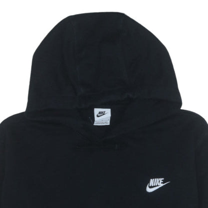 Nike Men's Black Pullover Hoodie L Logo Fleece Sportswear