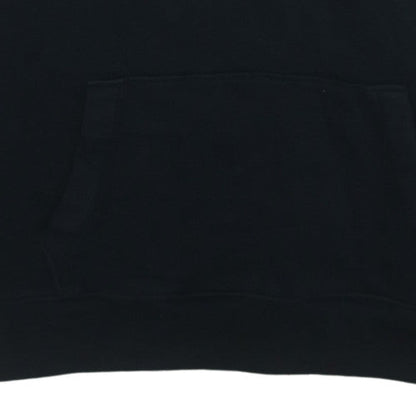 Hollister Men Black Small Pullover Hoodie Graphic Fleece