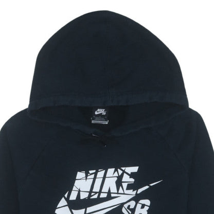 Nike SB Men's Black Pullover Hoodie M Fleece Lined Graphic Print