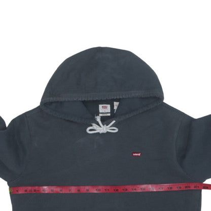 Levi's Men's Blue Pullover Hoodie M Standard Fit Fleece