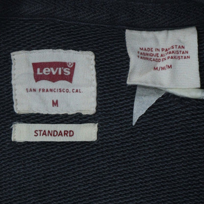 Levi's Men's Blue Pullover Hoodie M Standard Fit Fleece
