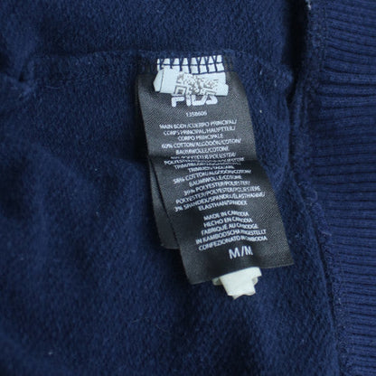 FILA Women's Navy Blue Logo Pullover Sweatshirt M
