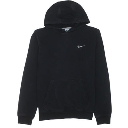 Nike Women Black L Pullover Hoodie Cotton Blend Fleece