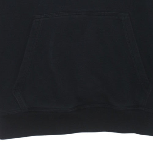 Nike Women Black L Pullover Hoodie Cotton Blend Fleece
