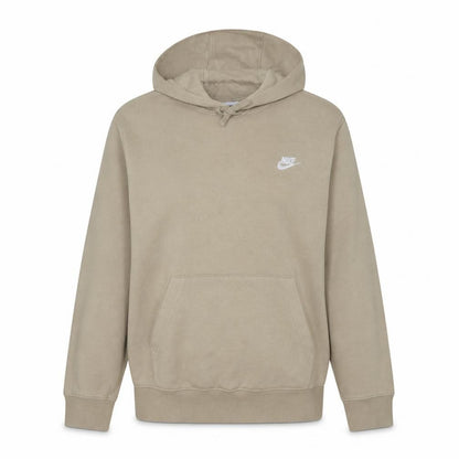 Nike Women Beige Pullover Hoodie Large Cotton Blend Casual