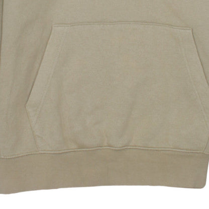 Nike Women Beige Pullover Hoodie Large Cotton Blend Casual
