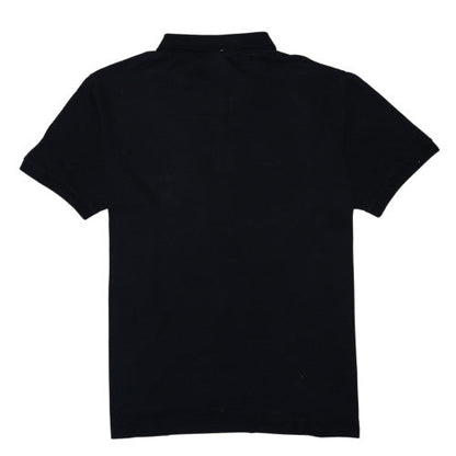 Nautica Men Black 2XLT Classic Cotton Short Sleeve Polo Shirt
