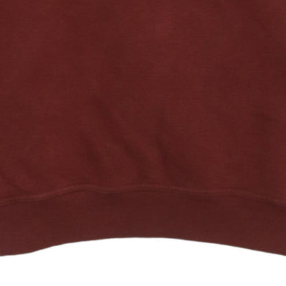 Timberland Men's Red XL Crew Neck Embroidered Pullover Sweatshirt