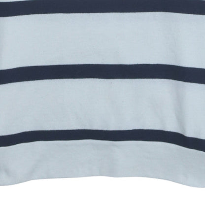 Polo Ralph Lauren Men's White Striped Long Sleeve Crew Sweatshirt L