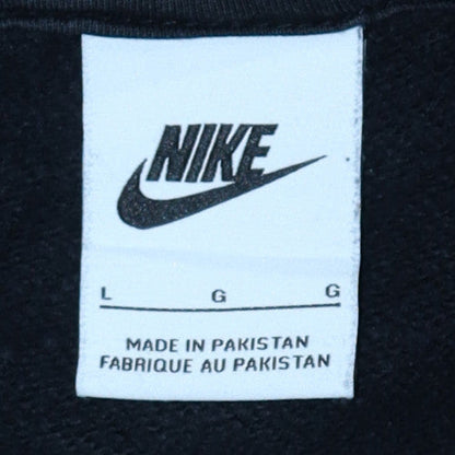 Nike Men's Black Pullover Hoodie L Regular Fit Sportswear