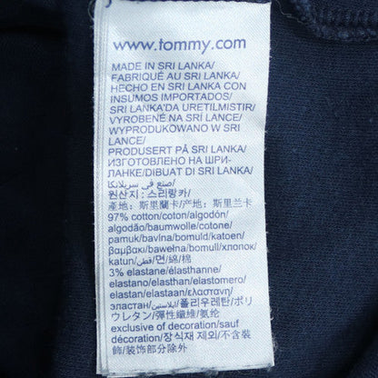 Tommy Hilfiger Men's Blue Logo Pullover Sweatshirt L Regular