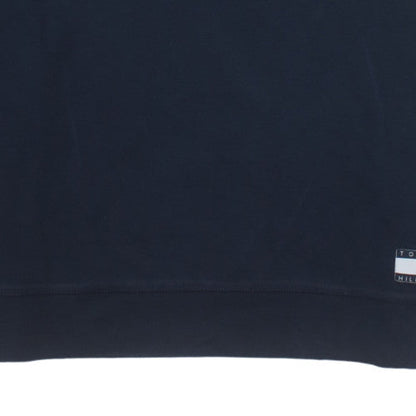 Tommy Hilfiger Men's Blue Logo Pullover Sweatshirt L Regular