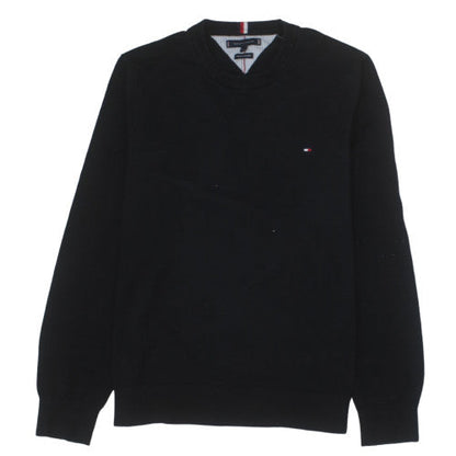 Tommy Hilfiger Men's Black 2XL Classic Crew Neck Sweatshirt