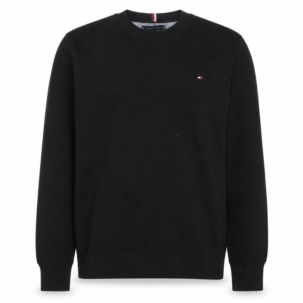 Tommy Hilfiger Men's Black 2XL Classic Crew Neck Sweatshirt