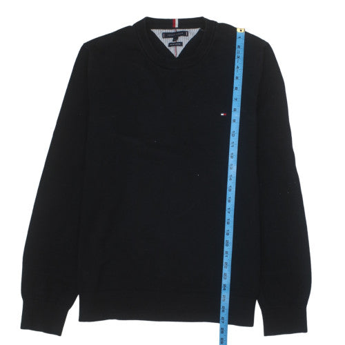 Tommy Hilfiger Men's Black 2XL Classic Crew Neck Sweatshirt