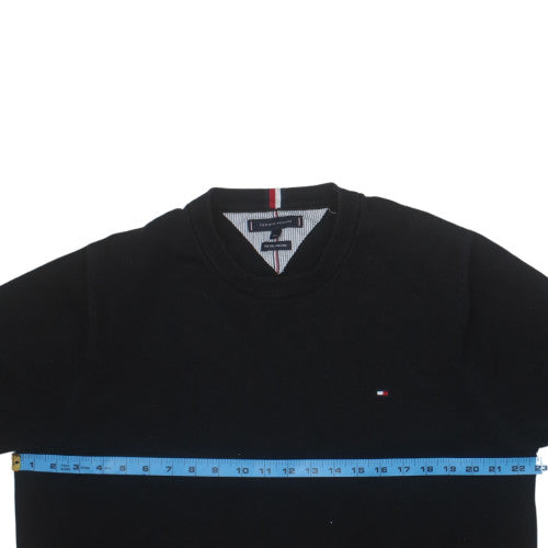 Tommy Hilfiger Men's Black 2XL Classic Crew Neck Sweatshirt