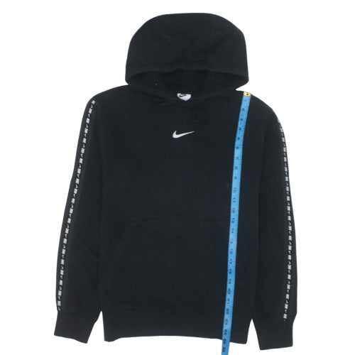 Nike Men's Black Pullover Hoodie S Logo Sportswear