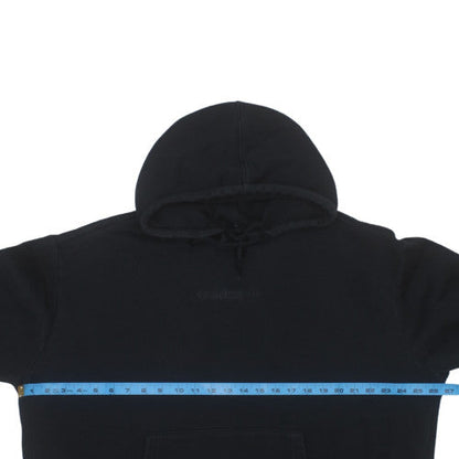 Adidas Women Black Hoodie UK 18 Relaxed Fit Pullover Sweatshirt