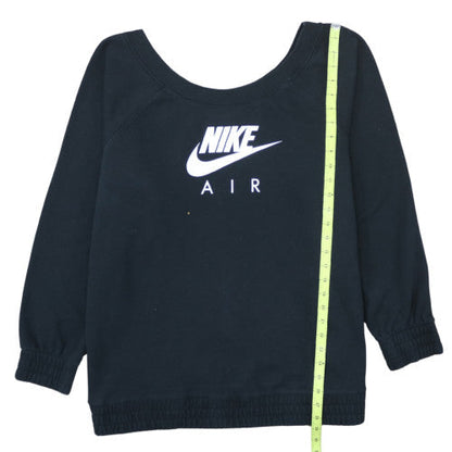 Nike Air Women's Black 1X Pullover Sweatshirt with Logo