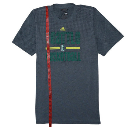 Adidas Mens Grey Aeroknit XLT Seattle Basketball T-Shirt
