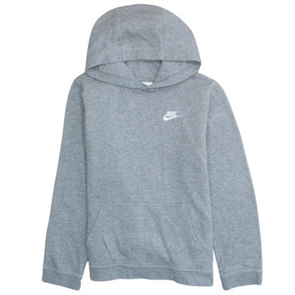 Nike Boys Grey Pullover Hoodie XL 158-170cm Hooded Sweatshirt