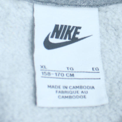 Nike Boys Grey Pullover Hoodie XL 158-170cm Hooded Sweatshirt