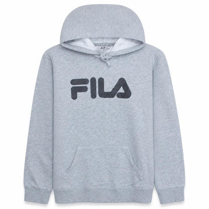 Fila Mens Grey Pullover Hoodie M Regular Fit Sports Style