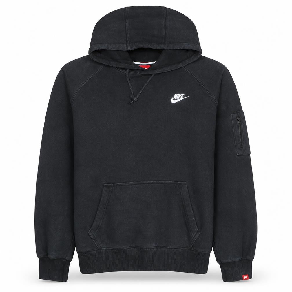 Nike Men's Black M Pullover Hoodie Fleece Logo Sweatshirt