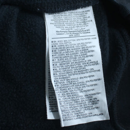 Nike Men's Black M Pullover Hoodie Fleece Logo Sweatshirt