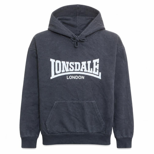Lonsdale London Women's Black Size 14 Pullover Hoodie Sweatshirt