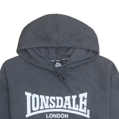 Lonsdale London Women's Black Size 14 Pullover Hoodie Sweatshirt