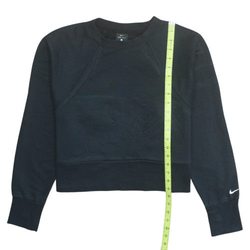 Nike Women's Black Dri-FIT Crew Neck Pullover Sweatshirt Size S