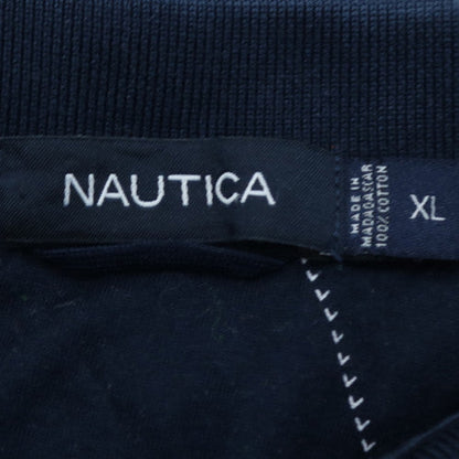 Nautica Men's Blue Argyle Cotton Polo Shirt Size XL