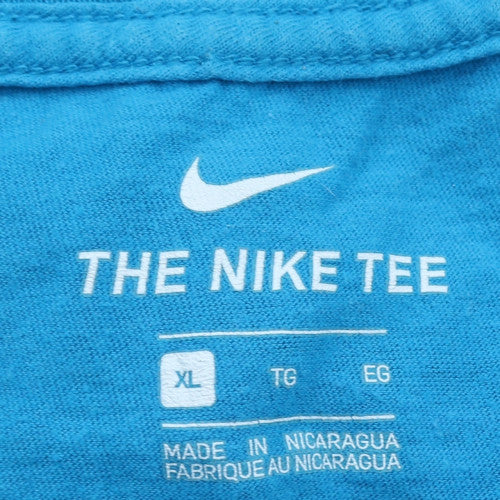 Nike Men's Blue Carolina Panthers #22 Sports T-Shirt XL Crew Neck