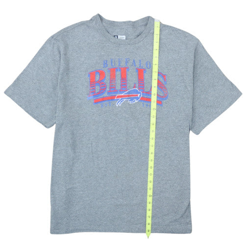 NFL Team Apparel Mens Grey Buffalo Bills 2XL Graphic T-Shirt