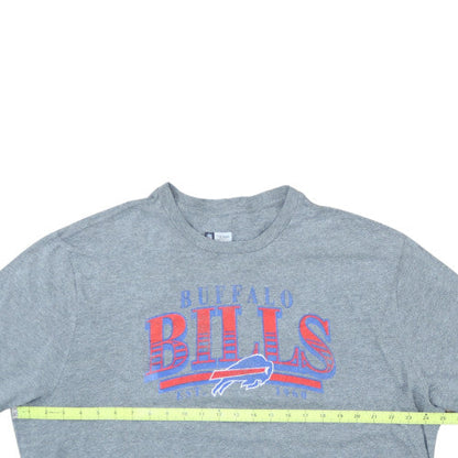 NFL Team Apparel Mens Grey Buffalo Bills 2XL Graphic T-Shirt