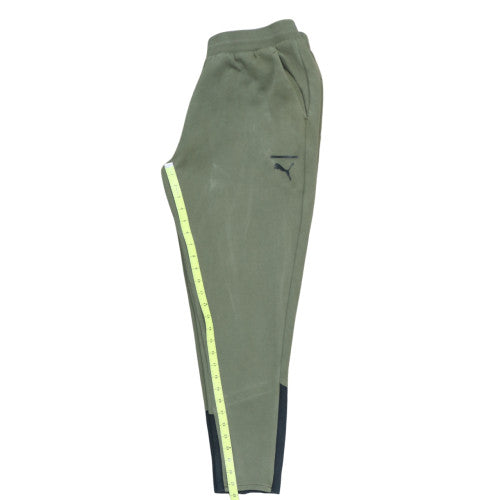 Puma Men's Green XL Jogger Trousers Regular Fit Activewear Pants