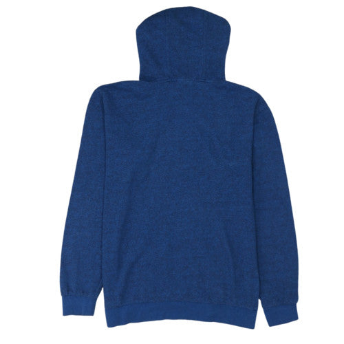 DC Mens Blue Pullover Hoodie M Graphic Logo Regular Fit Fleece