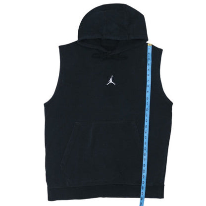Jordan Men's Black Sleeveless Pullover Hoodie Size L Sports Style