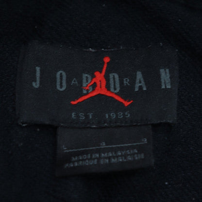 Jordan Men's Black Sleeveless Pullover Hoodie Size L Sports Style