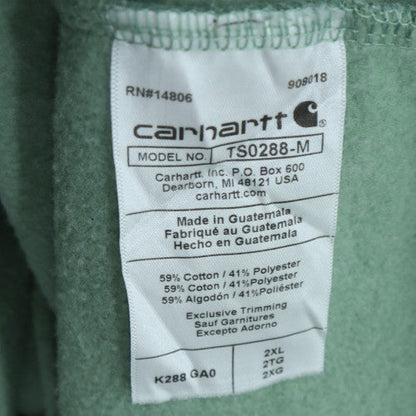 Carhartt Men’s Green 2XL Loose Fit Pullover Hoodie Heavyweight Fleece