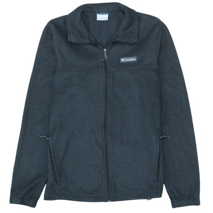 Columbia Mens Black Fleece Jacket M Full Zip Warm Casual Outdoor